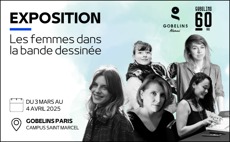 Exposition GOBELINS : les femmes dans la bande dessinée
