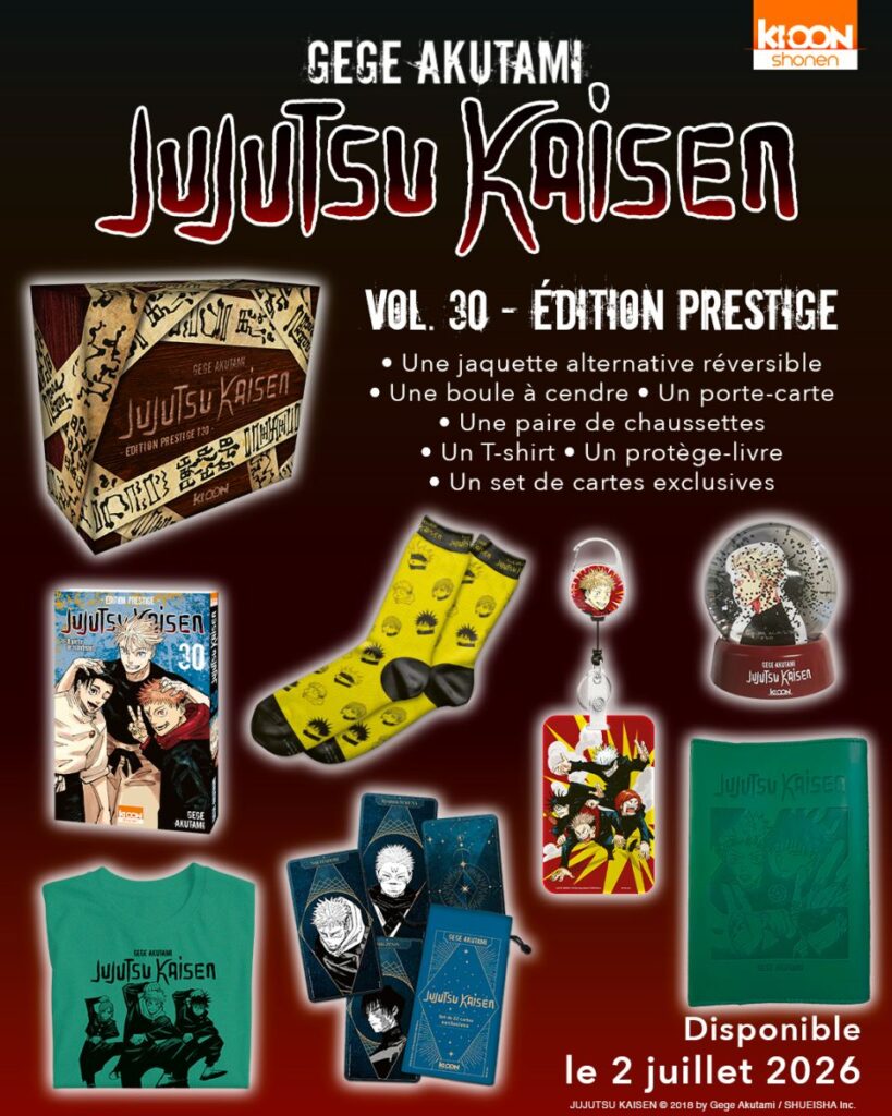 Jujutsu Kaisen tome 30 : Ki-oon transforme la fin française en sortie prestige
