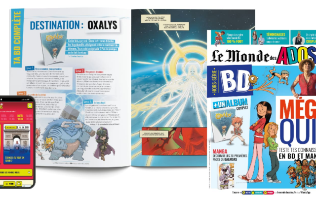 Le Monde des ADOS fait de la BD son grand format d’été, avec Oxalys en album complet