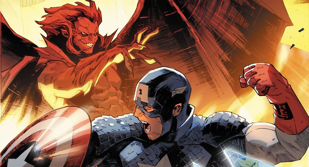 Visuel de Captain America #16 dessiné par Valerio Schiti
